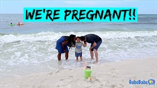 WERE HAVING A BABY  Pregnancy Announcement [upl. by Skipper]