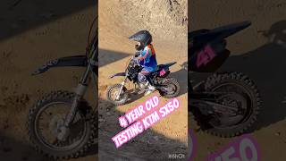 Me amp My Dirtbike Today testing KTM SX50 on track fyp dirtbike motocross mx shortvideo ktm [upl. by Raffo]