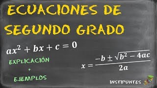 Cómo resolver Ecuaciones de segundo grado explicado FÁCIL [upl. by Dnalloh]