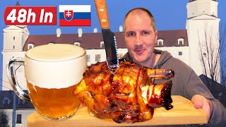 48 HOURS In SLOVAKIA  INCREDIBLE FOOD Tour in Bratislava [upl. by Rellia]