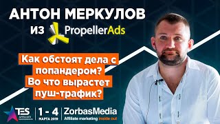 RUS SUB TES 2019 Антон Меркулов из PropellerAds о попандертрафике [upl. by Artur150]