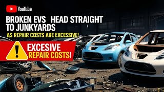 Broken EVs Head Straight to Junkyards As Repair Costs Are Excessive [upl. by Candi]