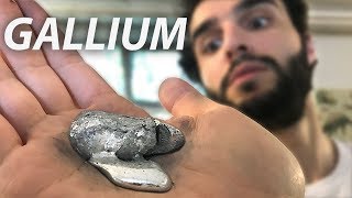 DU METAL EN FUSION DANS LA MAIN  Gallium [upl. by Angela]