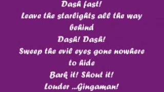 The Galactic Warriors  Gingaman  Lyrics [upl. by Kcid]