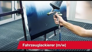 Ausbildung als Fahrzeuglackierer mw [upl. by Halstead]