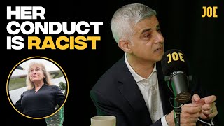 Sadiq Khan accuses Tory mayoral candidate of racism  Interview [upl. by Aeynod]