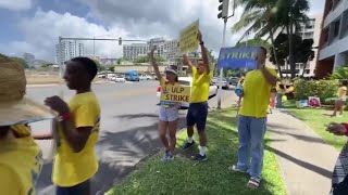 Locked out Kapiolani nurses to keep benefits contract talks to resume Monday [upl. by Drawyah142]