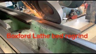 Boxford lathe bed regrind [upl. by Marcelo]