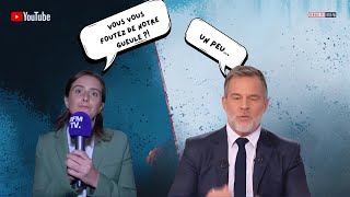 quotVous vous foutez de notre guele quot Marine Tondelier pulvérise un plateau de BFMTV [upl. by Lletnom724]