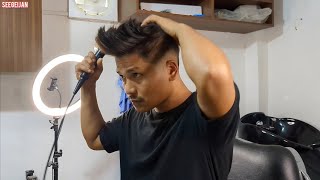 SELF HAIRCUT  MID FADE  HAIRSTYLE [upl. by Natehc353]