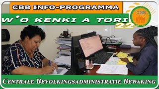 CBAbewaking CBB infoprogramma W´o Kenki A Tori afl 22 [upl. by Kandace]