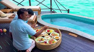 FLOATING BREAKFAST  Coco Palm Dhuni Kolhu [upl. by Lajes]