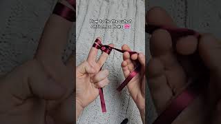 Christmas Bow Tutorial 🎀 How to Tie a Bow [upl. by Eymaj]