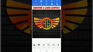 Logo kaise banaaiye 🤗🤗 how to create YouTube logo viralvideo shortvideo new [upl. by Keyek]