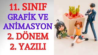 11 Sınıf Grafik ve Animasyon 2 Dönem 2 Yazılı [upl. by Aiasi313]