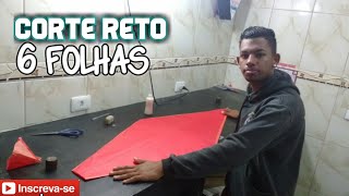 Tutorial balão 6 folhas corte reto rápido e fácil [upl. by Hagan648]