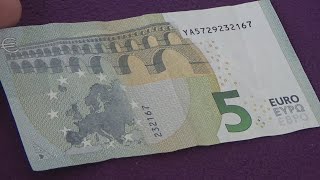 5 Euro Banknote in depth review [upl. by Paluas661]