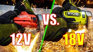 Milwaukee M12 vs Ryobi HP 3quot Cut Off Saw Showdown 20000 RPM [upl. by Thora]