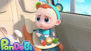 I Dont Like The Seat Belt Song  Good Habits for Kids  Nursery Rhymes amp Kids Songs  Pandobi [upl. by Glinys]