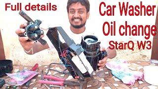 starQ car washer pump full details oil change [upl. by Darees]