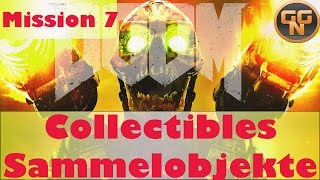 Doom 2016 Alle Sammelobjekte  All Collectibles  Mission 7  Hölle auf dem Mars  German Guide [upl. by Adnylem]