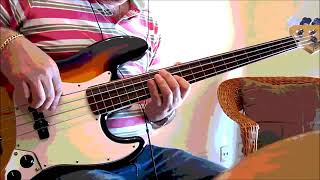 Eddie Floyd  Knock On Wood Bass Fretless Cover [upl. by Parthenia]