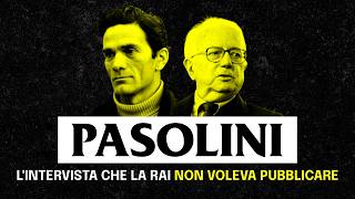 Enzo Biagi intervista Pasolini COMMOVENTE [upl. by Meeka720]