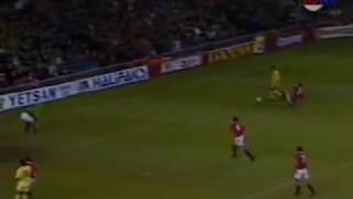 Manchester United 3  3 Galatasaray Şampiyonlar Ligi elemeleri 2Tur ilk maçı 20101993 [upl. by Manville787]