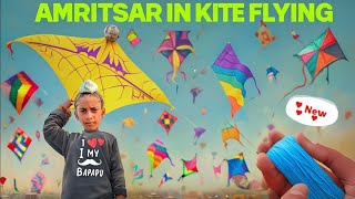 Amritsar In Kite Flying 😍 Monofil Gattu 🧵GOPIMEHRAVLOGS [upl. by Herculie]