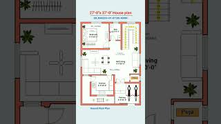 27x37 house plan floorplan homedesign [upl. by Simon]