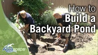 How To Build a Backyard Pond [upl. by Dugaid]