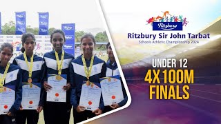 4x100m Finals U12  53rd Ritzbury Sir John Tarbat Junior Athletic Championship [upl. by Nylidam303]