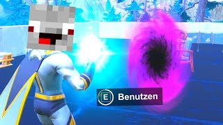 Alphastein benutzt das neue Portal in Fortnite Battle Royale [upl. by Anniala]