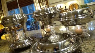 5 Goodwill Challenge  DIY ServingChafing Dishes [upl. by Refynnej]