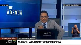 Kopanang Africa stages a march against xenophobia  Mbalenhle Mthethwa updates [upl. by Smeaj]