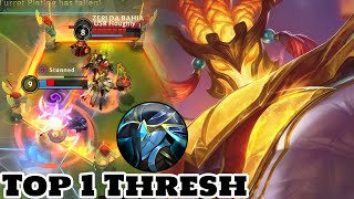 Wild Rift Thresh  Top 1 Thresh Dragon Lantern Skin Gameplay Rank [upl. by Kristo68]