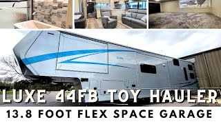 Full Time Toy Hauler For Sale the Luxe 44FB [upl. by Aihsyt680]