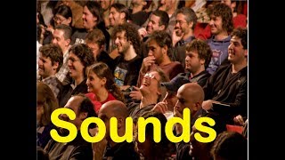 Crowd Laughing Sound Effects All Sounds [upl. by Arykat]