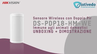 Hikvision Ax Pro DSPDP18HMWE Unboxing  Dimostazione [upl. by Maurey]