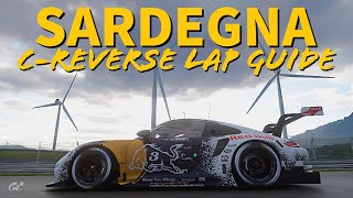 GT7 Sardegna Road Track  C Reverse Lap Guide  Porsche 911 RSR Gr3 [upl. by Goldarina123]