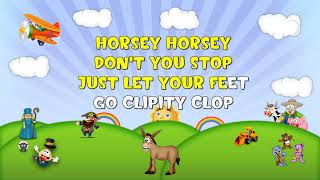 Horsey Horsey Sing 2 Me Nursery Rhyme Sing A Long [upl. by Hogen]