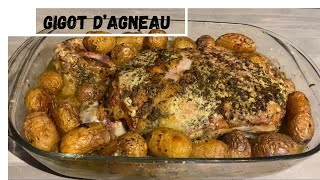 mon gigot dagneau croustillant aux pommes de terre quot my crispy leg of lamb with potatoesquot [upl. by Brigitte]