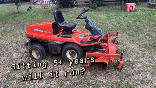 Marketplace find 200 Kubota diesel mower sitting for 5years let’s see if we can get it started [upl. by Mathias]