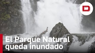 El reventón del Río Mundo que ha inundado su Parque Natural [upl. by Enos]