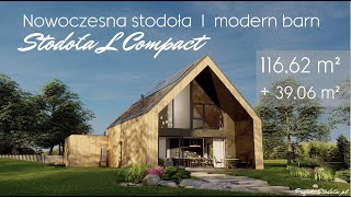 Nowoczesna stodoła Projekt Stodoła L Compact Barn [upl. by Nawaj]