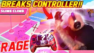 I BROKE MY CONTROLLER PLAYING FALL GUYS Ft Nickmercs amp Cloakzy [upl. by Nuarb619]