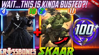 This CROSSBONES SKAAR DECK IS ACTUALLY NUTS  Marvel SNAP [upl. by Sigrid819]