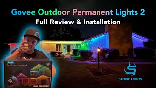 Govee Outdoor Permanent Lights 2  Full Review amp Installation Guide [upl. by Thia733]