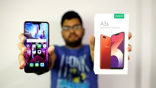 Oppo A3s Unboxing Initial Impressions Camera App Face Unlock Antutu and Geekbench Scores [upl. by Nnyrb]