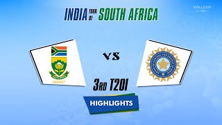 Highlights 3rd T20I South Africa vs India  3rd T20I SA VS IND [upl. by Ferneau]